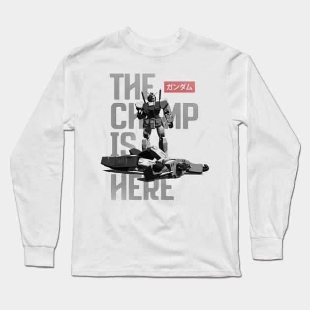 The Champ is Here (Manga Edition) Long Sleeve T-Shirt by manoystee